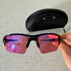 Oakley Flak Jacket 2.0 XL with trail prism lenses